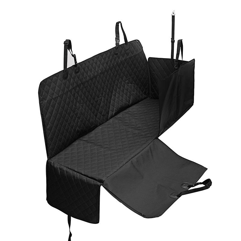 Quilted Thickened Pet Car Seat Cover - Protective Rear Seat Mat for Dogs