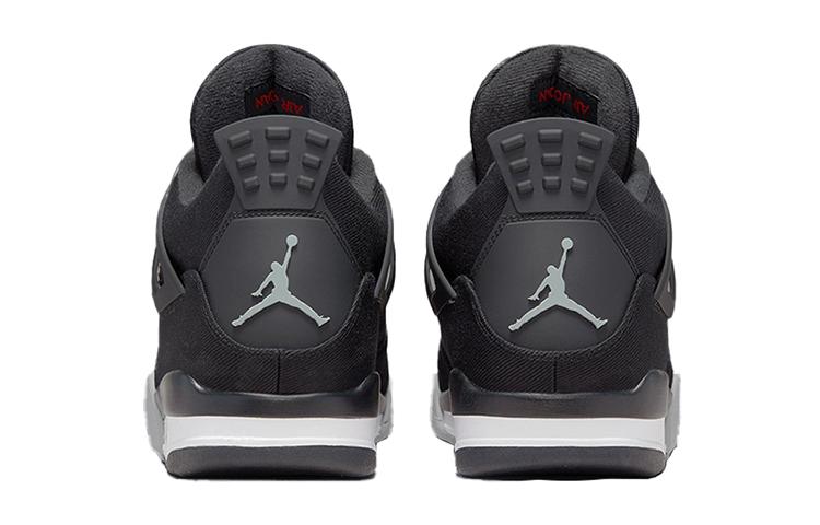 Jordan 4 Retro Zwart Canvas GS DV0553-006