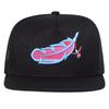 Unisex Colorful Feather Embroidery Hip-hop Net Hats Spring Summer Outdoor Adjustable Casual Baseball Caps Sunscreen Hats