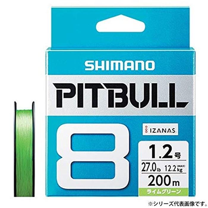 SHIMANO Line Pitbull 8 300m 1.5 Lime Green PL-M78S