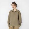 Anta Plain Polo Comfortable Breathable Versatile Casual Loose Sweatshirt Women sweatshirt Walnut Khaki 162447730N-1