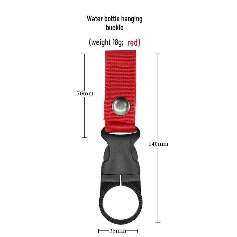 Tactical Nylon Water Bottle Hanging Carabiner Clip