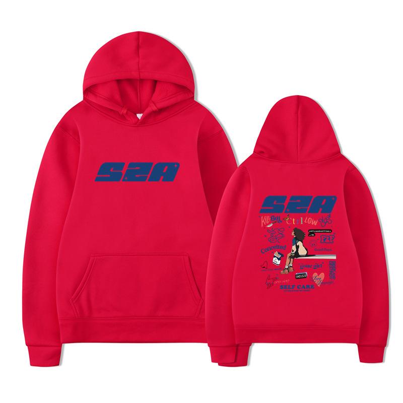 Rapper SZA Mikina Album Sos Sza Tour Mikina Pánské Mikiny s Dlouhým Rukávem Dámská Harajuku Streetwear Pulovry Sudaderas