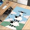 Shaun the Sheep Printed Carpetrugfor Office Chair Living Room Bedroom Kitchen Room Decor Gifts