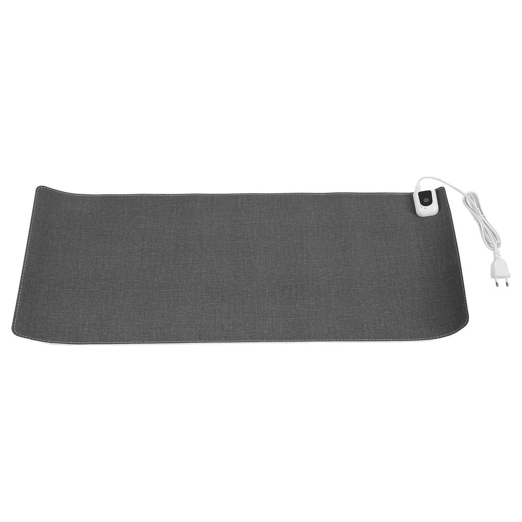 Heated Mouse Pad PU Leather Warm Desk Pad 31x13in Heating Gaming Mouse Pad for Office Dormitory