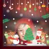 Nuovi regali di Natale per bambini Adesivi per porte e finestre Decorazione Vetrina Scenario Disposizione Fiocchi di neve Babbo Natale Alce Pupazzo di neve Adesivi murali