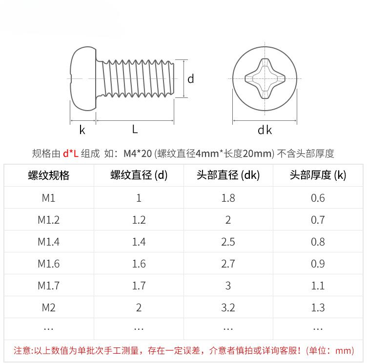 10 PCS M1 M1.2 M1.4 M1.6 M2 M2.5 M3 M4 M5 M6 M8 X 3 4 5 6 8 10 12-50mm TA2 GR2 Titanium Button Phillips Pan Head Screw Bolts