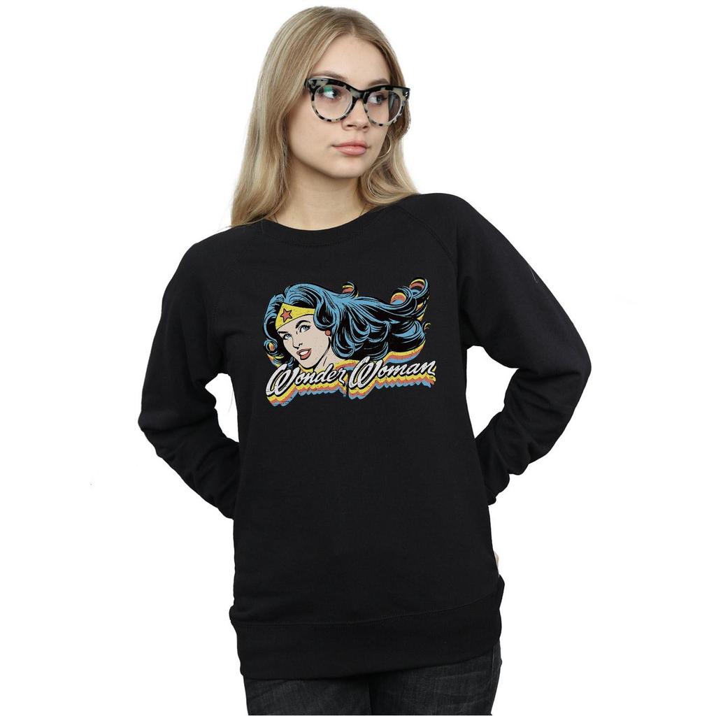 DC Comics Womens/Ladies Wonder Woman Smile Sweatshirt