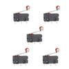 Limit Control Microswitch Assembly, KW11 KW12 Contact Button Unit with Black Housing and 5A 125V 250V Rating Body