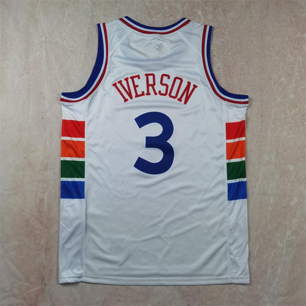 Dres 76ers #3 Iverson City Edition - K dispozici 25 stylů