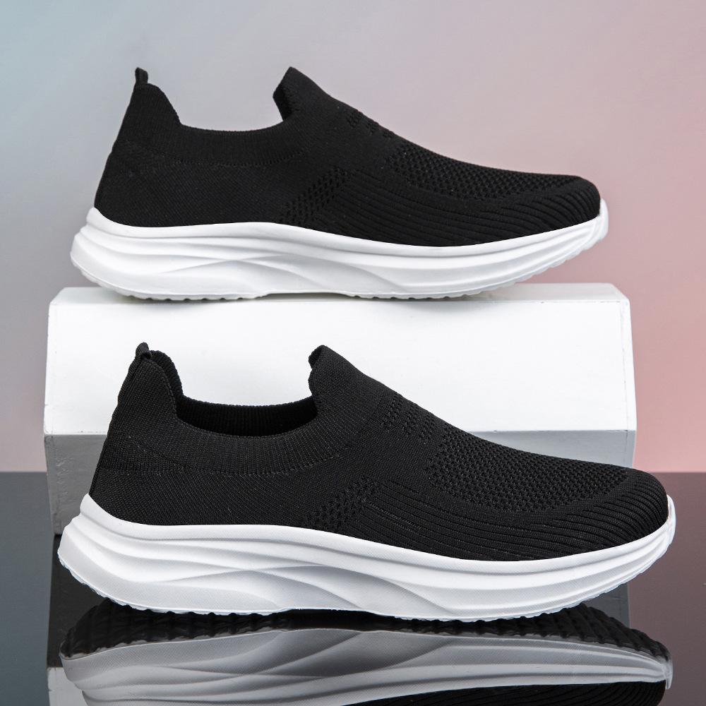 Casual Sports Shoes Soft Sole Non-slip Spring and Autumn Breathable Mesh Driving Comfortable Single Shoes