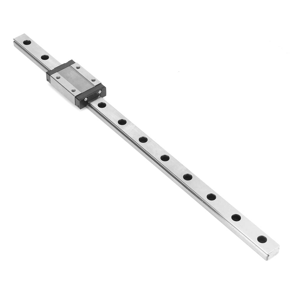 MGN12H Black Miniature Linear Rail Guide12mm Width   Slide Block (300mm)