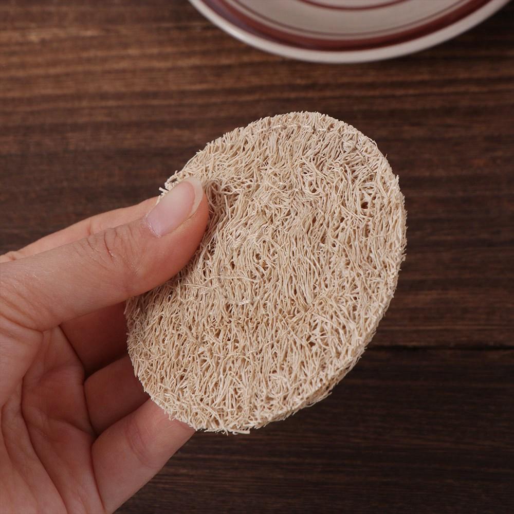 Natural Tea Cup Mat Round Loofah Mat Tea Set Accessories Teapot Pad  Teapot