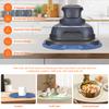 3/4Pcs Air Fryer Insulated Mat Heat Resistant Non Slip Silicone Pad for Kitchen Microwave Safe Compatible with Ninja Crispi