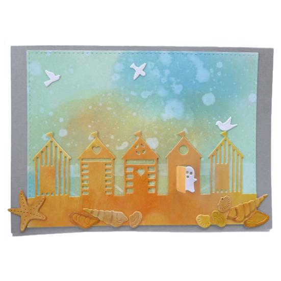 Home House Cutting Dies DIY Scrapbook Emboss Paper Cards Decor Punch Stencil