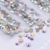 Style Bulk Flat Back Crystal Non Hot Fix ab Glass Rhinestones Ss20 for Nail Art