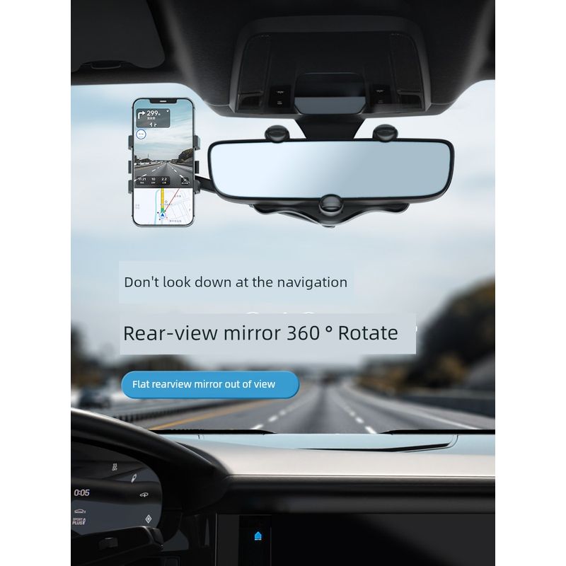 Rearview Mirror Car Phone Holder New New Arrival Car Navigation Bracket Automotive Device Mount AR Navigation Multifunctional