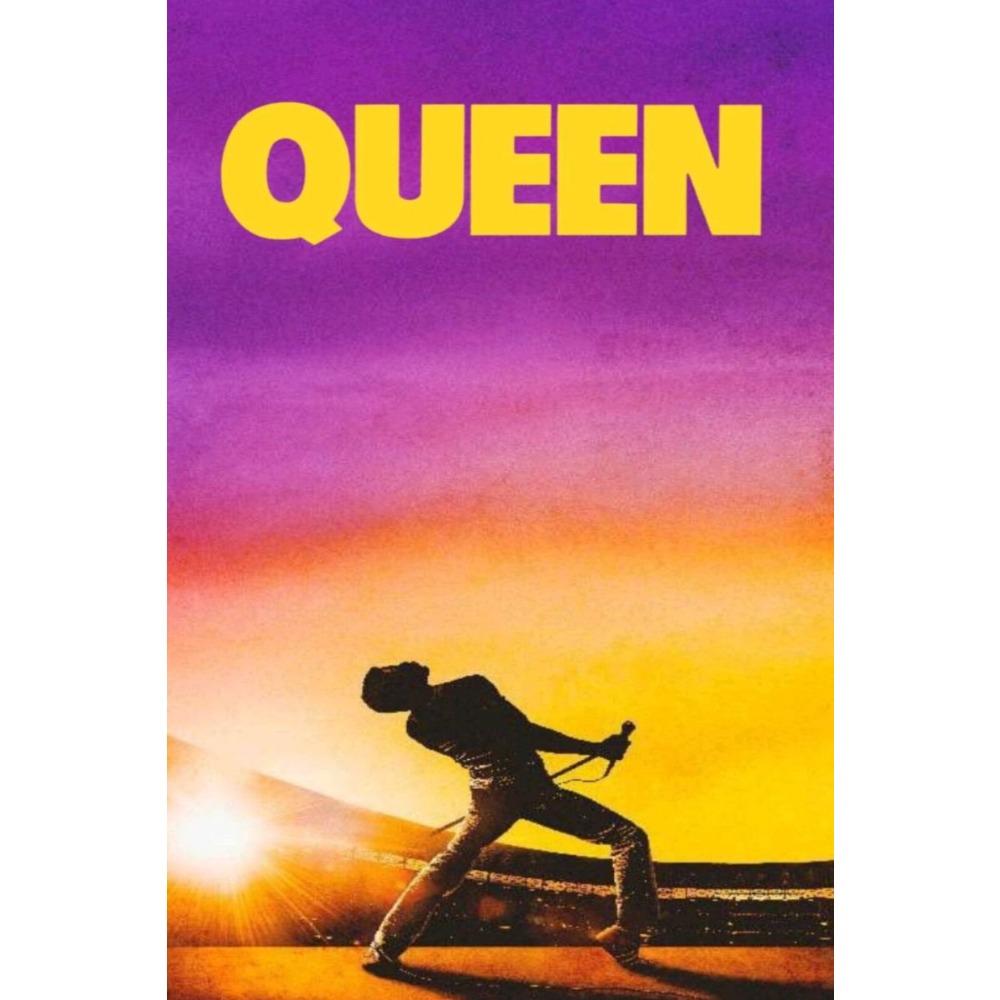 Metal Queen Band Wall Decor, Handmade 3D Tin Art for Living Room Bedroom Music Studio