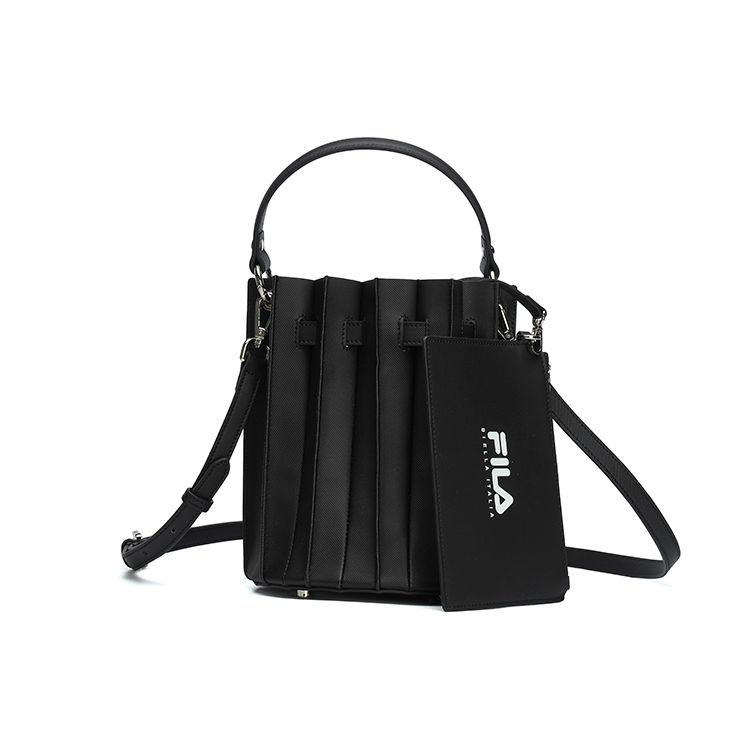 

FILA Fashion Casual PU Shoulder Bag Women bags Black F13W147164F-BK XS