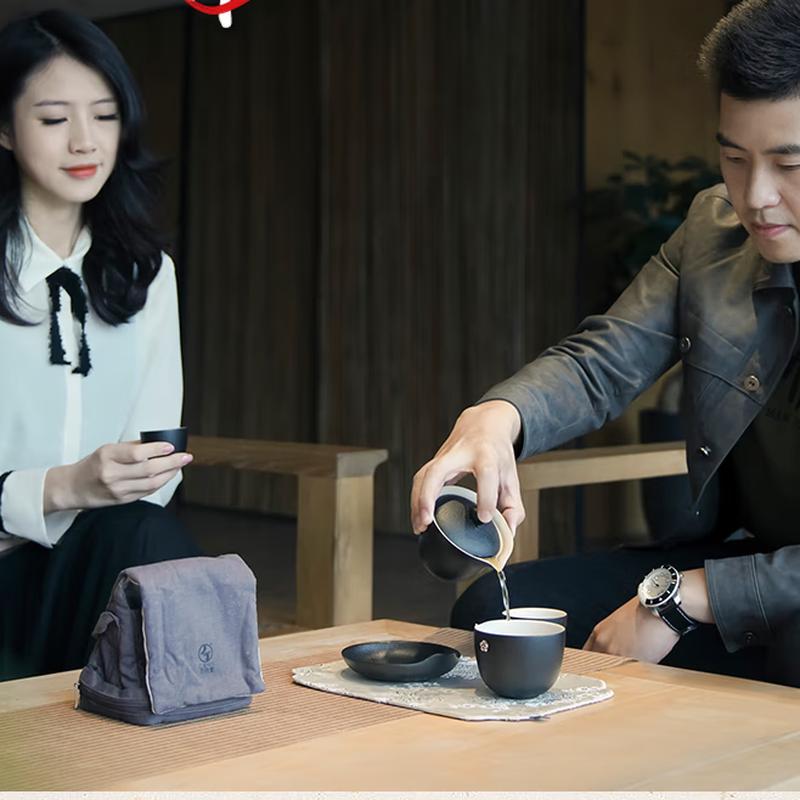 Edenus Ceramic Travel Tea Set