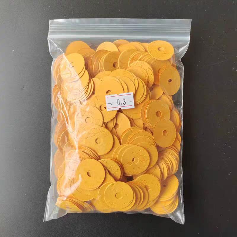 Piano accessories washers, key washers, paper washers, there are 1000 paper washers per pack.