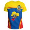 Hip Hop T-Shirts Herren Damen Flagge von Ecuador Lässiges T-Shirt Ecuadorianisches Nationalwappen 3D-Druck Atmungsaktiv Kurzarm Fitness-Oberteile