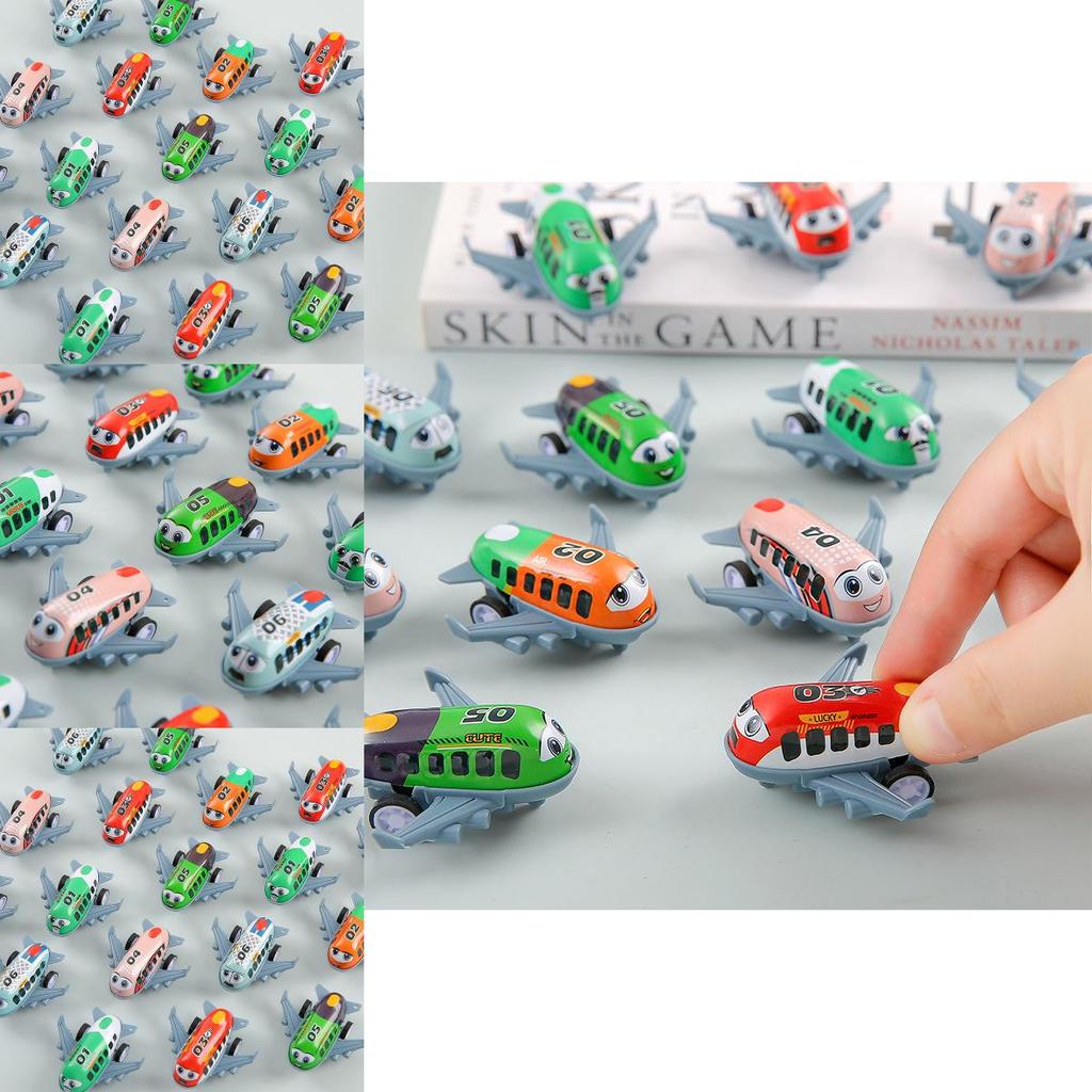 Simulation Mini Alloy Inertia Airliner Children Toys For Developmental Play