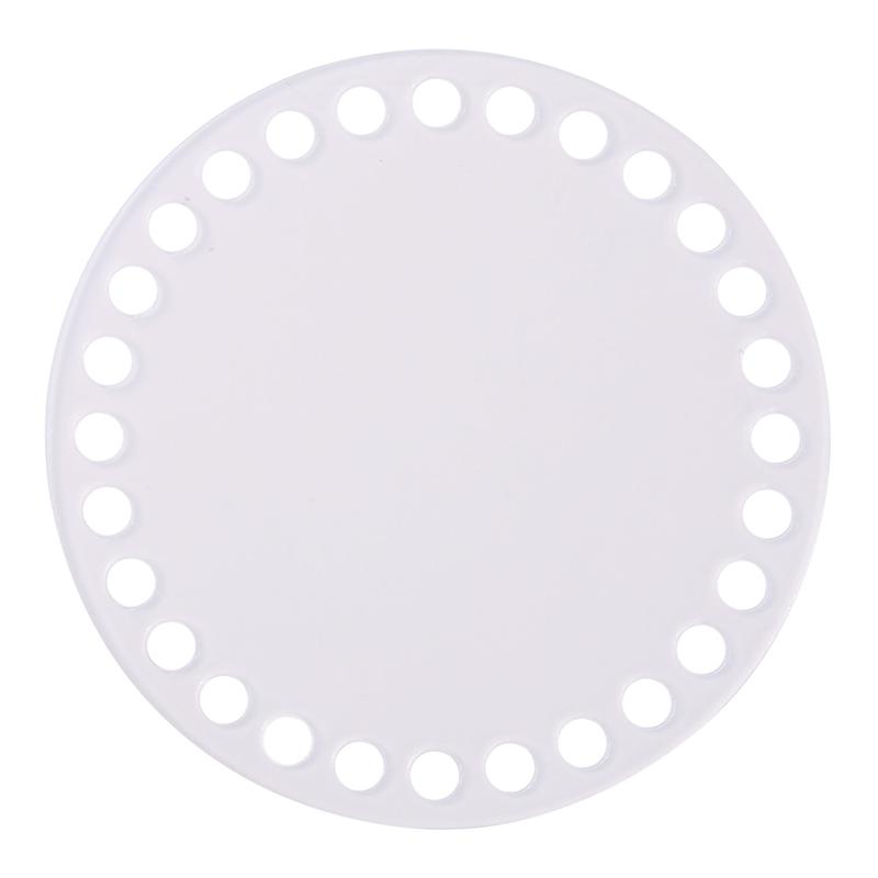 Runde Form Klare Acrylformbasis für Netzbeutel Ergebnisse-Größenoption Nähzubehör Transparentes DIY Acrylplatte Tasche