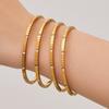 316L Zircon Clasp Bracelet: Chic, Stackable, Light Luxury Design