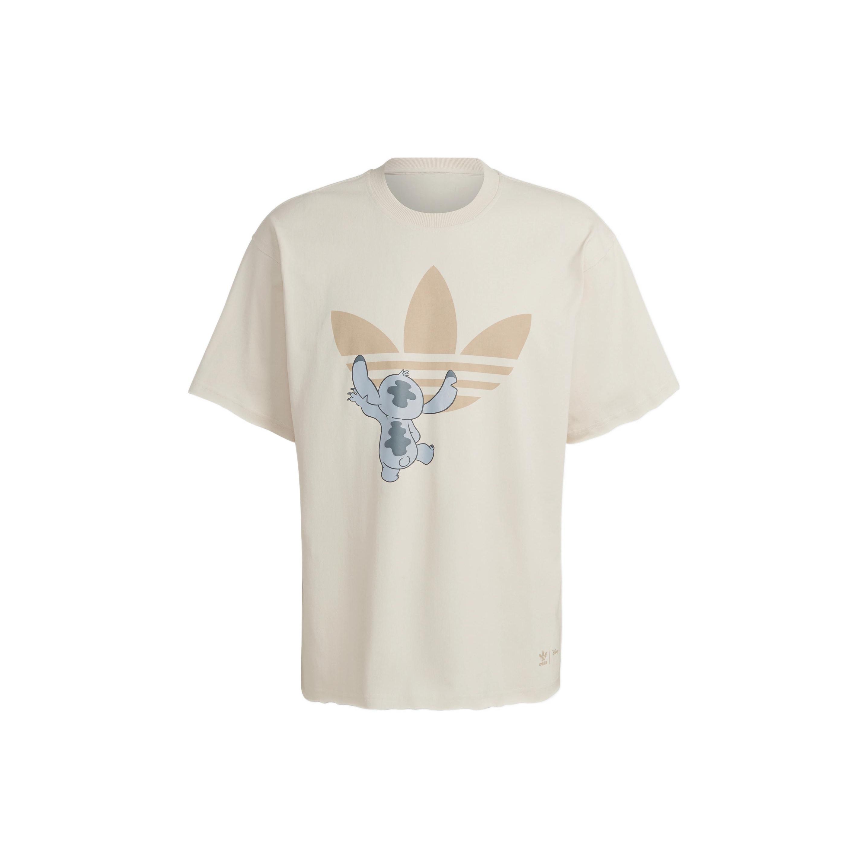 adidas Originals x Disney Lilo & Stitch Men s Crew Neck T-Shirt White HT3952 XXS