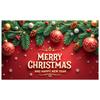 Holiday Banner Snowflakes Merry Christmas Banner Happy New Year Banner Festive For Holiday Celebration Festive Event Xmas Event