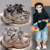 Students Basketball Shoes Thick Soft Sole Kids Sports Shoes Mesh Breathable 2025 New Fashion Children Running Shoes Non-slip