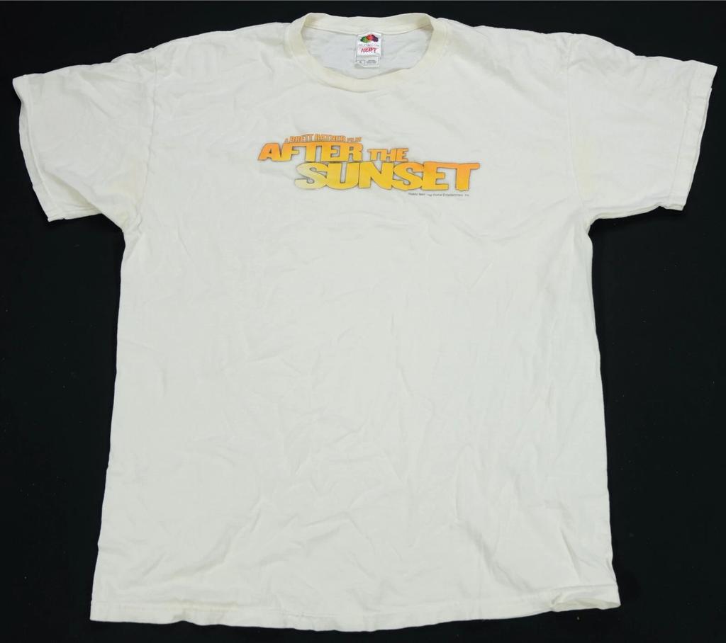Rare Vintage After The Sunset A Brett Ratner Film 2004 T Shirt 2000s White SZ XL