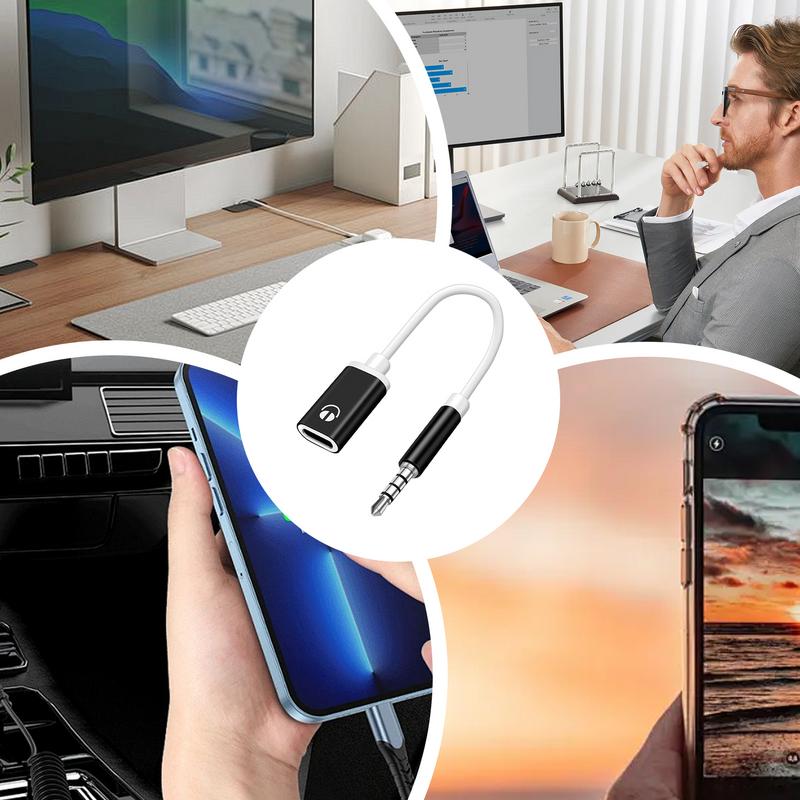 Typ C Kopfhöreradapter 3,5 mm Stecker Typ-C Buchse Konverter Aux-Kabel Kopfhörerkonverter 3 5 mm auf Typ C Adapter Konvertierung