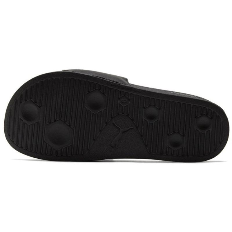 PUMA Leadcat Sport Rubber Sole Slide Slippers Unisex Black White 382501-02
