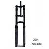 Mountain Bike DH Dual Shoulder Air Suspension Fork 26/27.5/29 Inch 34mm XC/AM/Dirt Jump Upper Damping Adjustment No Lockout