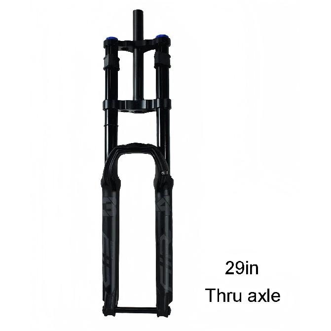 Mountain Bike DH Dual Shoulder Air Suspension Fork 26/27.5/29 Inch 34mm XC/AM/Dirt Jump Upper Damping Adjustment No Lockout