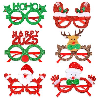 Holiday Parties Glasses Frames Christmas Stylish Round Reading Unisex Eyeglasses Supply Photography Props