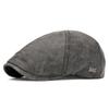 Washed old men and women forward hat autumn and winter British retro beret thermal cap casual newsboy hat
