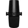 Shure Mv7x Podcast Microphone Dynamic Cardioid Wired Microphone Xlr Black Mv7x J