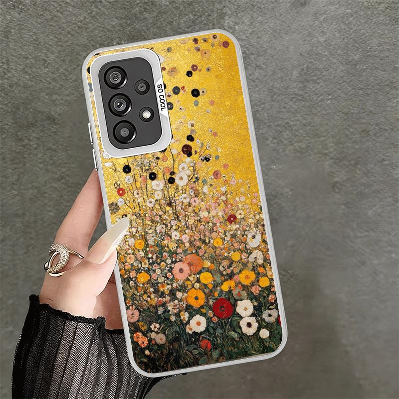 Kiss By Gustav Klimt Art Soft Phone Case for Samsung A17 A16 A15 A14 A13 A57 A56 A55 A54 A53 A37 A36 A35 A34 A33 A26 A25 A24 A23