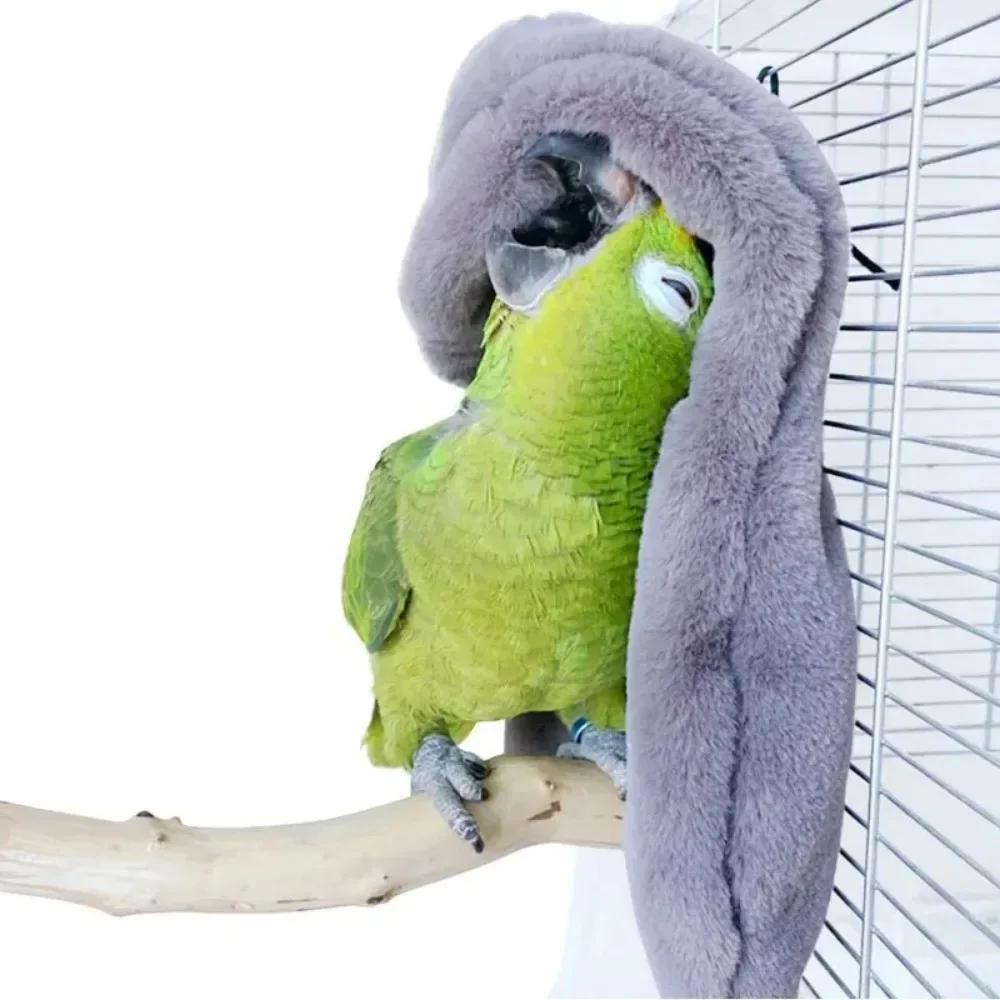 Warm Bird Hammock Shawl Nest Corner Parrot Blanket Windproof Pet Small Animal Hamster Hanging Tent Bird Cages Decoration