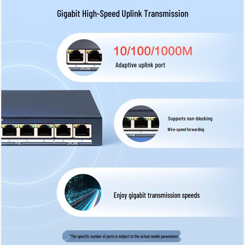 Hikvision 6-Port Gigabit PoE Managed Switch