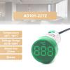 1PCS 22MM Mini Round LED Thermometer AC 50-500V -20-199 Digital Temperature Meter Indicator,For Sensor Gauge Weather Station