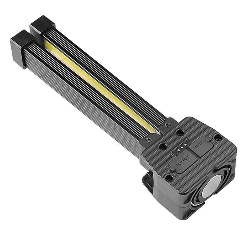 Portable Led Flashlight With Hanging Hook, Handheld Usb Rechargeable Worklight Outdoor Camping Light Auto Repair Work Light