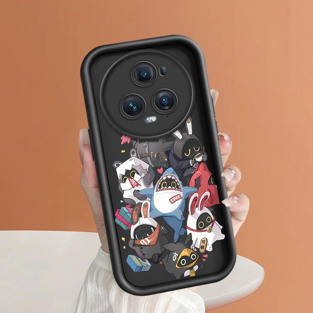 

Мягкий силиконовый квадратный чехол с рисунком лестницы для телефона, полное покрытие, противоударный защитный резиновый чехол для камеры для Huawei Honor Honor 200 Pro чёрный