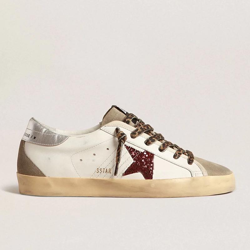 Leather Small Dirty Shoes Men's and Women's Star Shoes Dirty Shoes Casual Versatile Fashion Board Shoes White Shoes