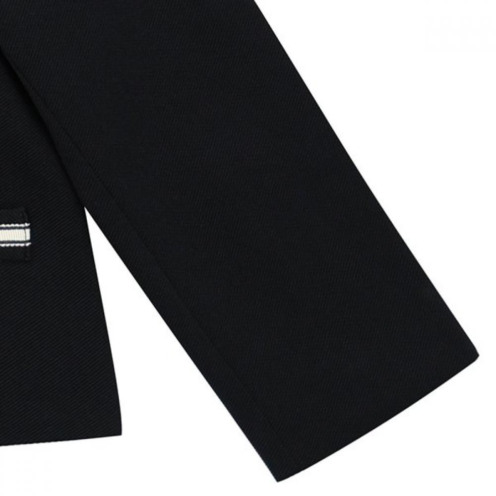 Tiffany Navy Decorative Tape Jacket T31kak020