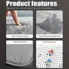 Black and White Cat Round Rug Anti-Slip Washable Carpet for Living Room Bedroom Kitchen Decor and Gift Tool Room Area Floor Mat