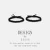 Boyfriend Exclusive Small Rubber Band Handmade Woven Hand Strap Couple Leather Case Hair Band for Girlfriends Headband Bracelet Dual-Use